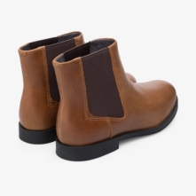 Camper Bowie Ankle Boots Brown - Womens Singapore TEIBGO-019